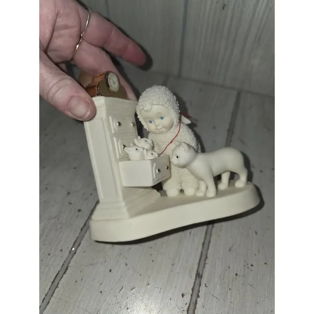 Vtg Department 56 Snowbabies Purr-fect Surprise Cat Kittens #69709 NWT